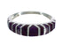 Southwest Magenta Turquoise Sterling Silver Ring Size 5-3/4 MX61952